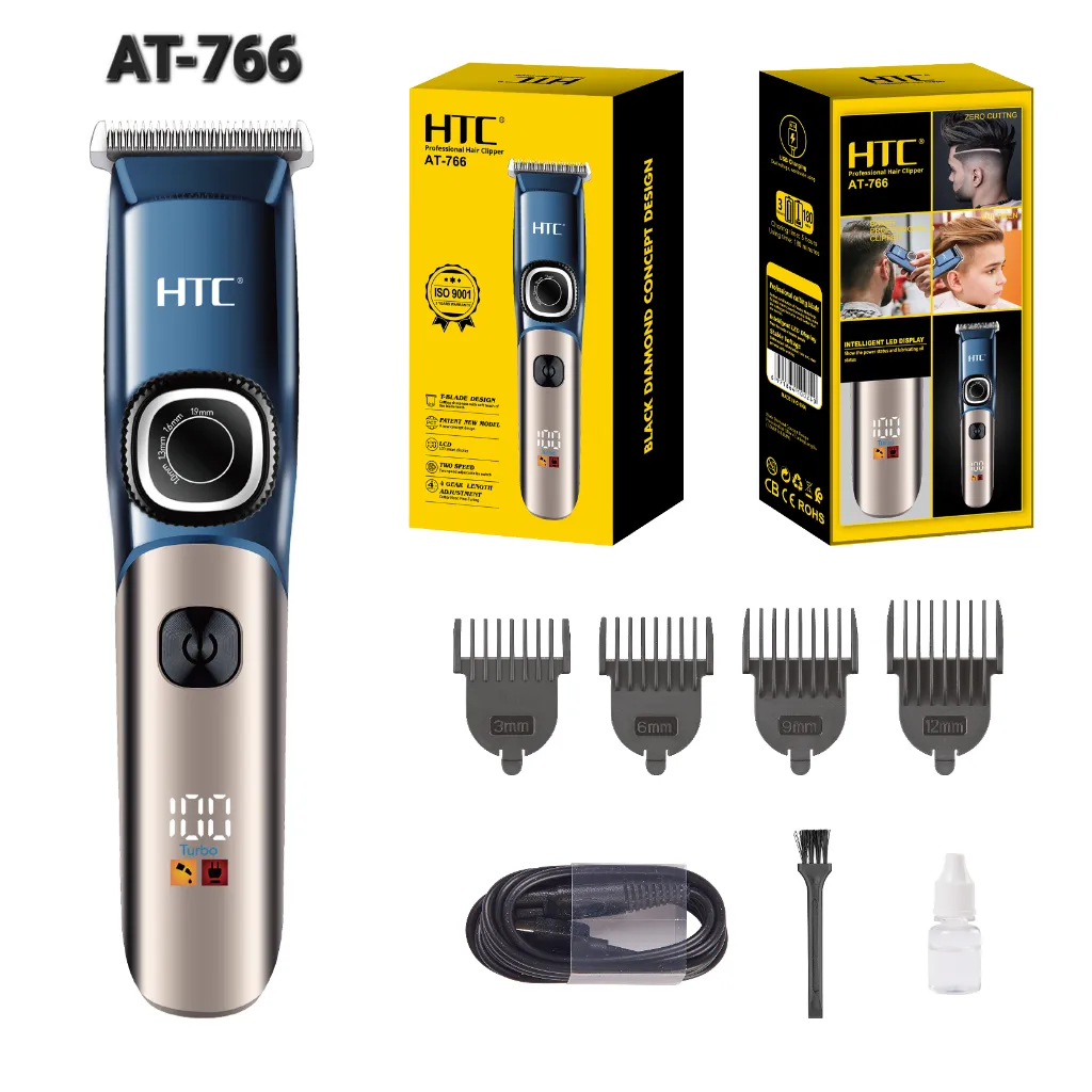 Hair and Beard Trimmer (HTC Professional Hair Clipper) - 1