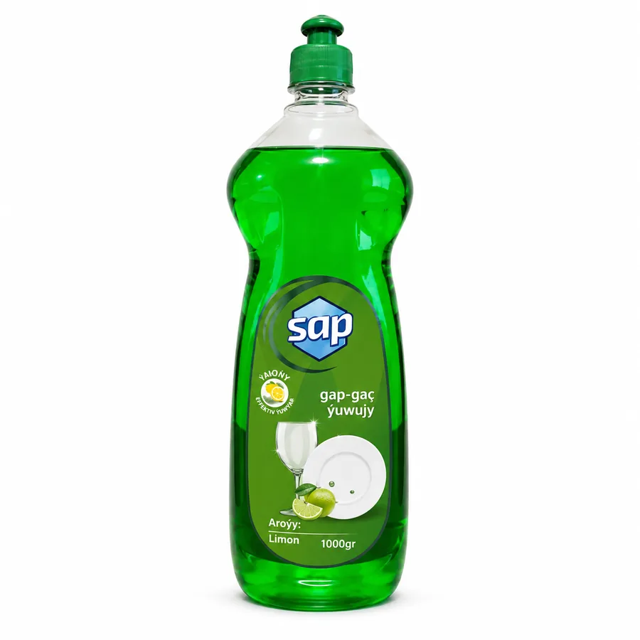 Dishwashing liquid "Sap". - 4