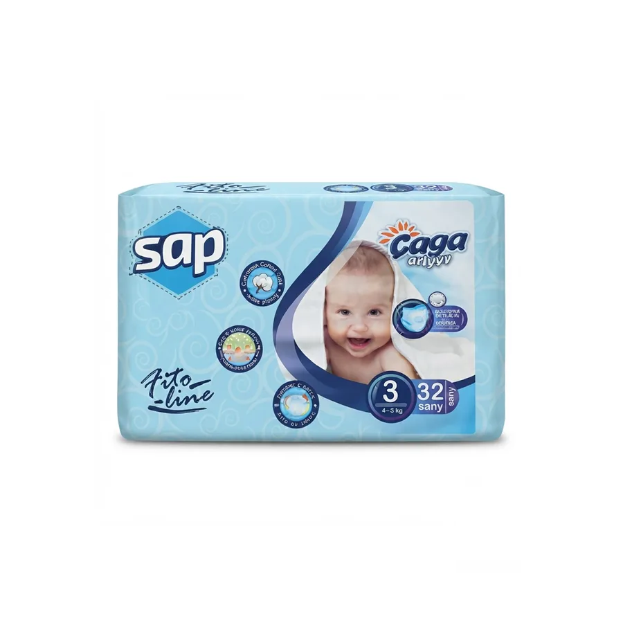 Baby diapers "Sap" (Pampers) - 1