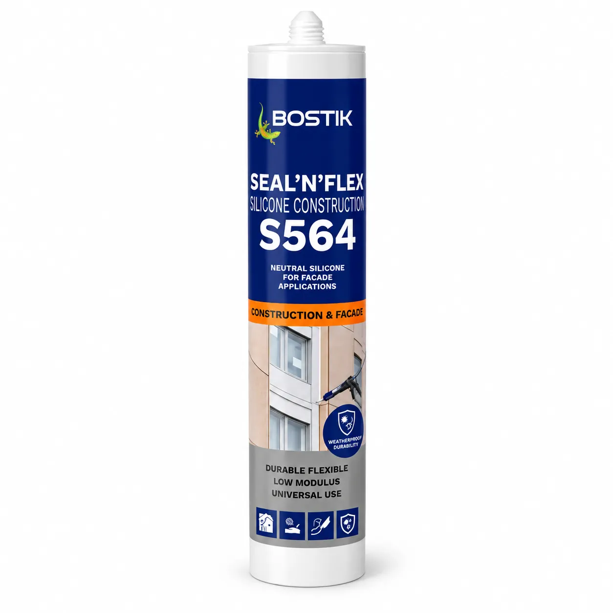 Bostik S564 Exterior Facade Construction Silicone, 300ml - 1