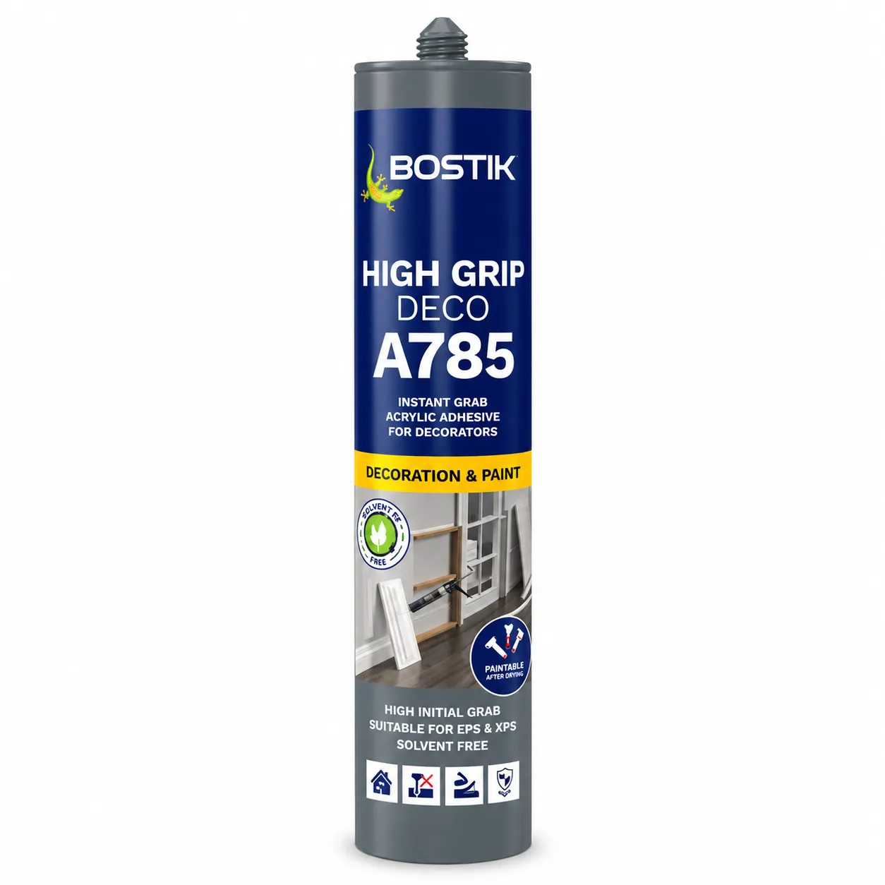 Bostik A785 Adhesive for Lightweight Luggage Packaging, White, 300 ml - 1