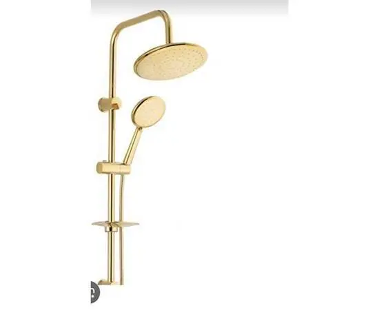 Shower system, 3-mode tropical shower and hand shower, with hose, stand and soap dish. - 2