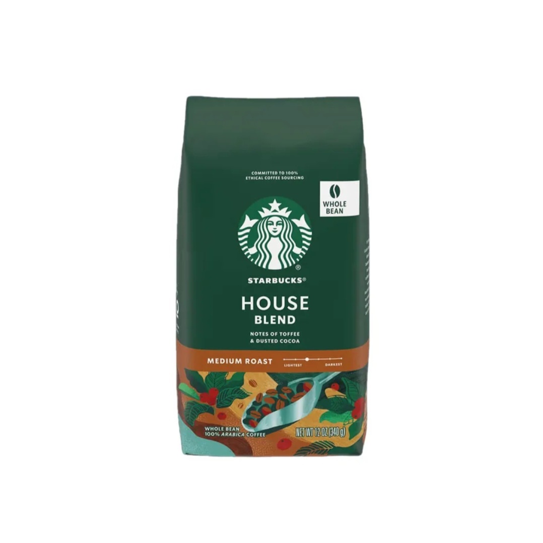 STARBUCKS signature blend medium roast coffee beans - 1