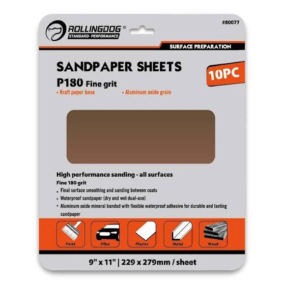 Sandpaper set (10 sheets) - 3