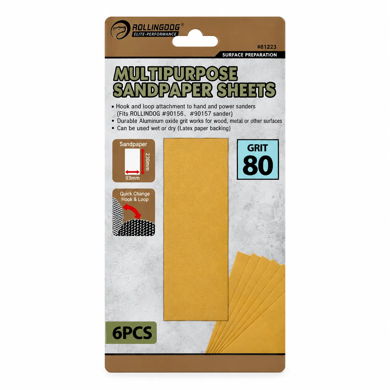 Multi-purpose sandpaper sheets - 2