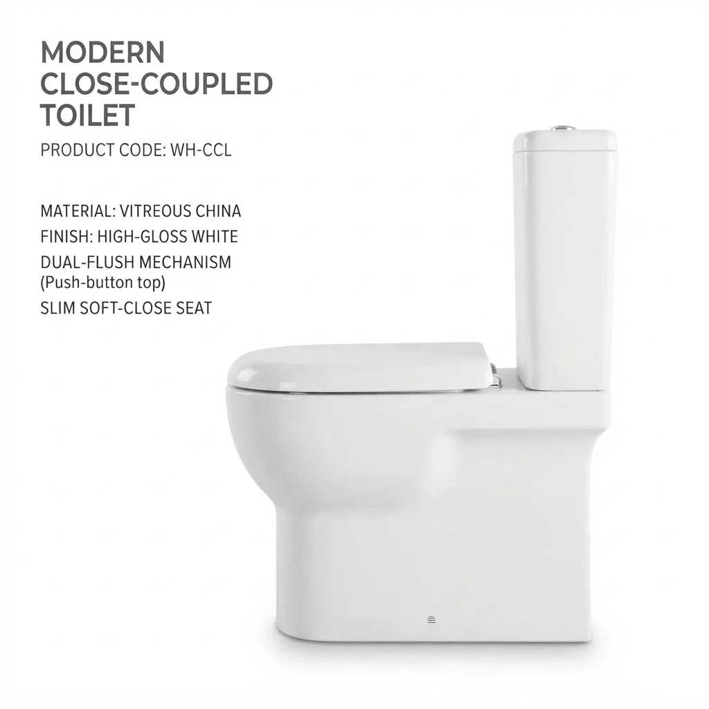 Isvea toilet set with cistern and soft-close seat - 2