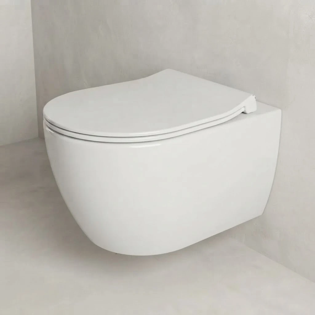 The toilet is made of ceramics. - 2